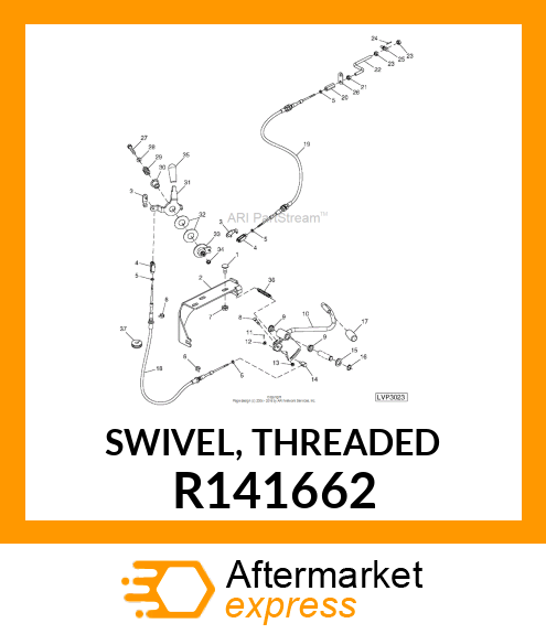 SWIVEL, THREADED R141662