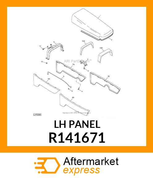 PANEL, LH SIDE /4 R141671