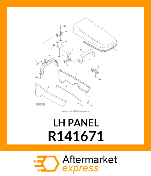 PANEL, LH SIDE /4 R141671