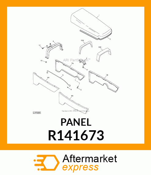 PANEL, SIDE, RH /3 R141673