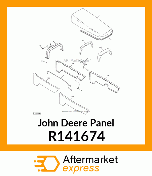 PANEL, PANEL, LH SIDE /4 R141674