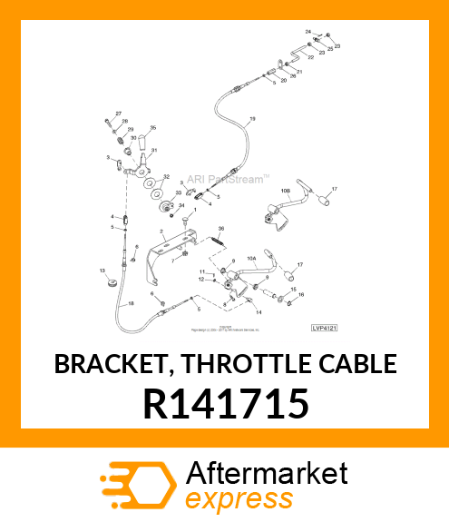 BRACKET, THROTTLE CABLE R141715