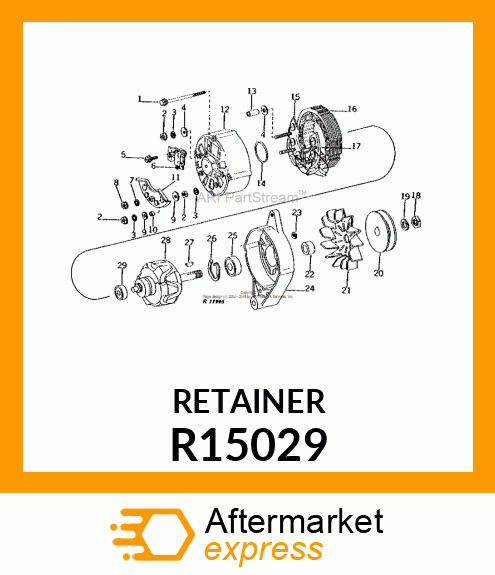 RETAINER,FRONT BEARING R15029