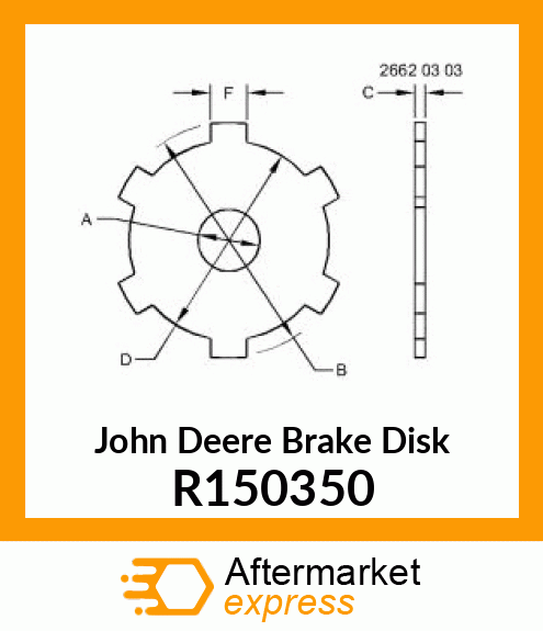 PLATE, BRAKE R150350