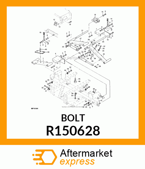 SCREW, SPECIAL HEX FLANGE SHOULDER R150628