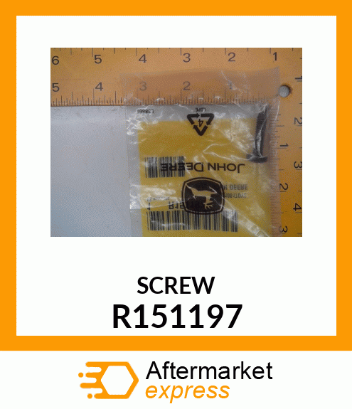 SCREW, PAN HEAD R151197