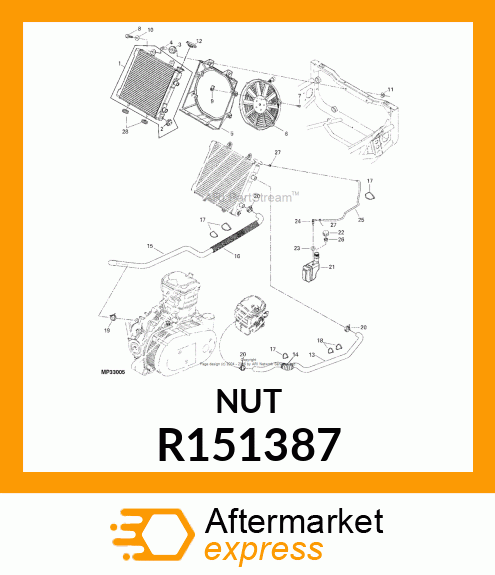 NUT, METRIC R151387