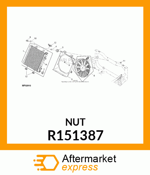 NUT, METRIC R151387