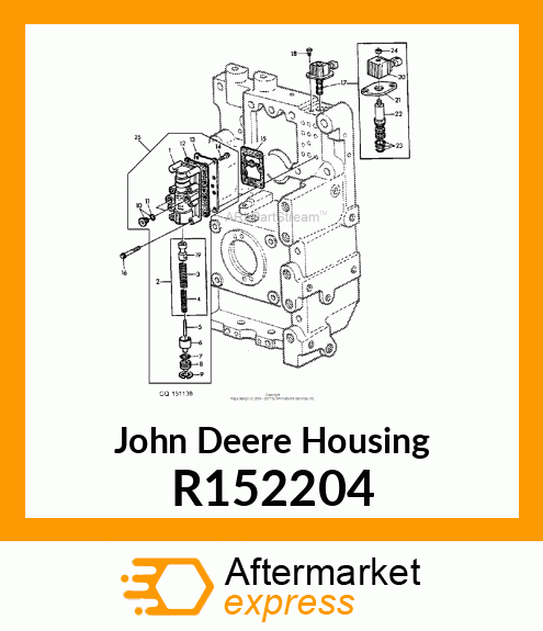 HOUSING, MODULATING VALVE R152204