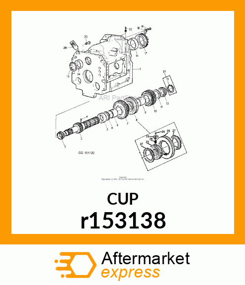 SLEEVE, C AND D RANGE r153138