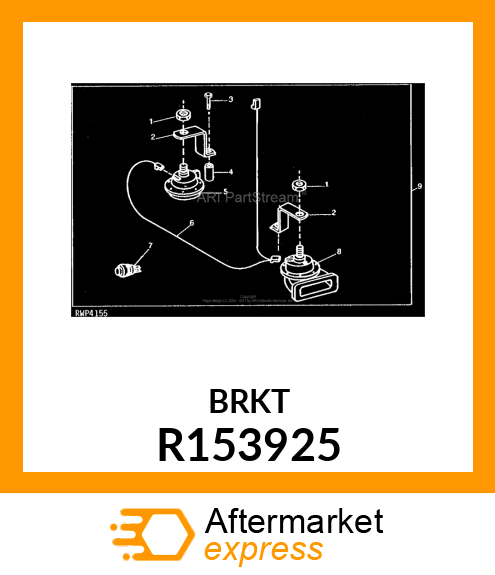 BRACKET, HORN R153925