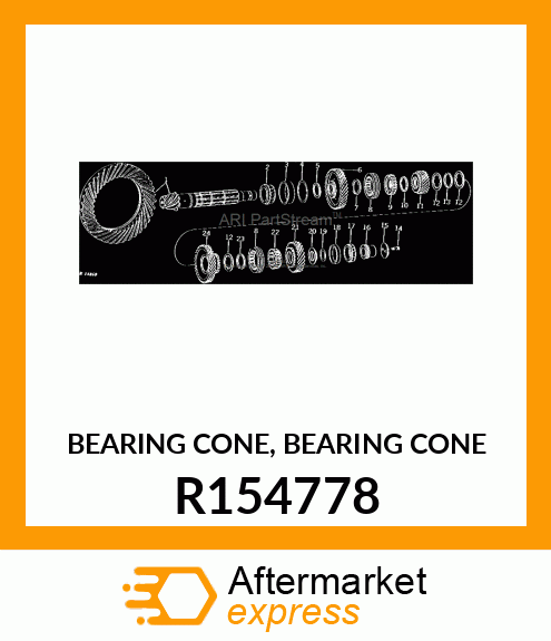 BEARING CONE, BEARING CONE R154778