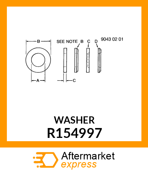 WASHER,THRUST R154997