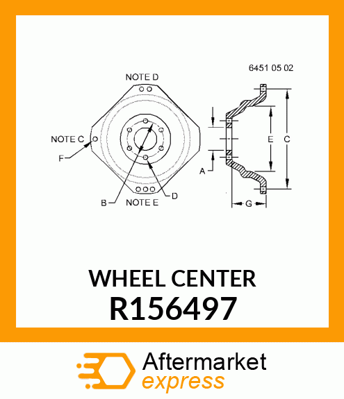 DISK, W28, BOLT R156497