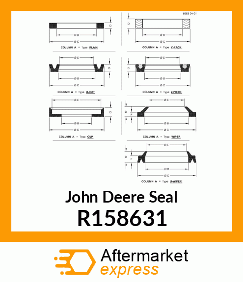 SEAL, ID PACKING R158631