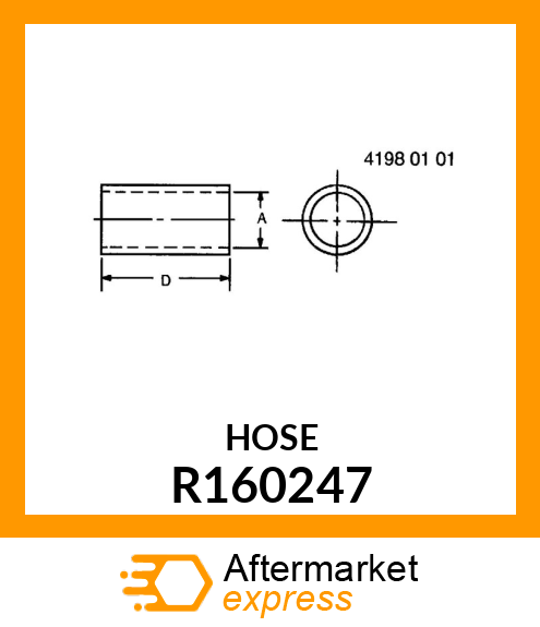 HOSE, RAD TO SURGE TANK 91 R160247