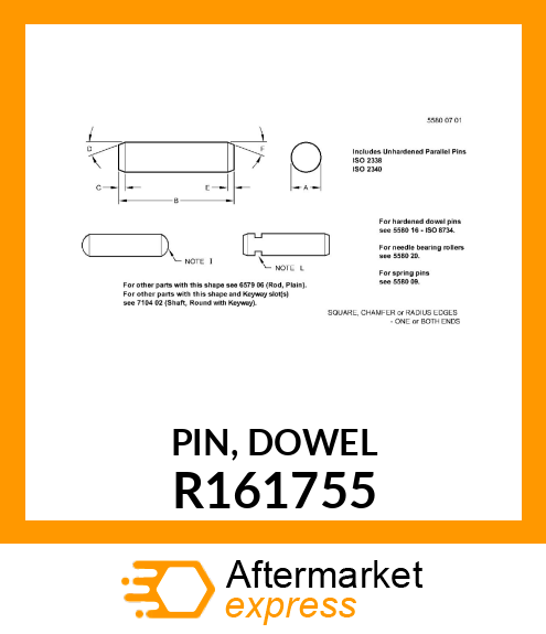 PIN, DOWEL R161755