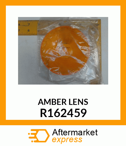 LENS, AMBER LENS FOR RE161626 R162459