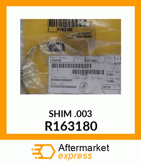 SHIELD R163180