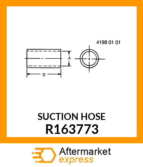 SUCTION HOSE, CAB AIR R163773