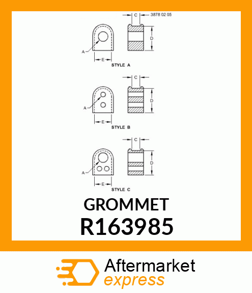 GROMMET, SPLIT R163985