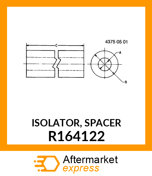 ISOLATOR, SPACER R164122