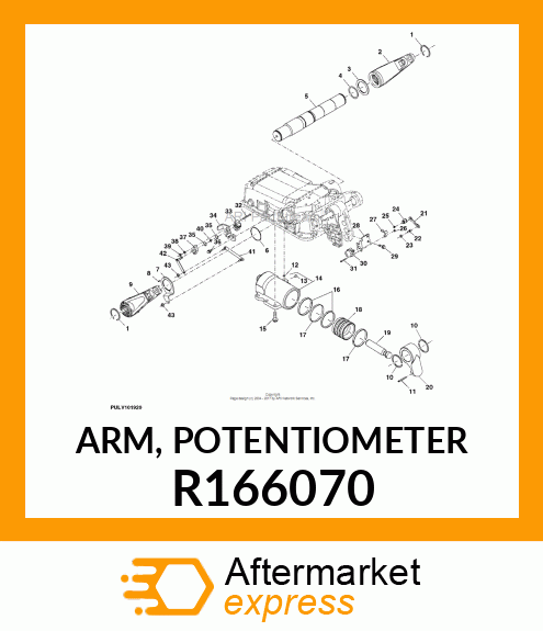 ARM, POTENTIOMETER R166070