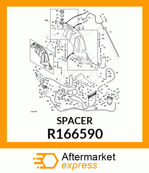 WASHER, SPACER R166590