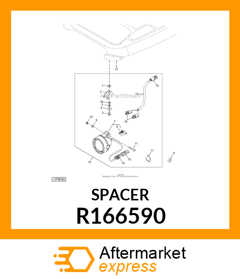 WASHER, SPACER R166590