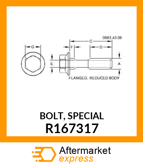 BOLT, SPECIAL R167317