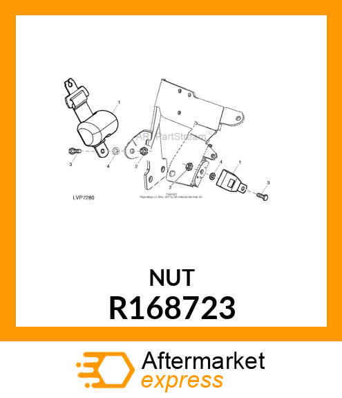 NUT, LOCK R168723