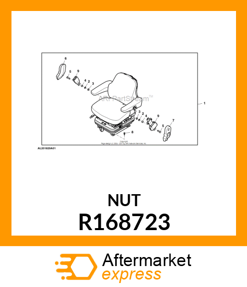 NUT, LOCK R168723