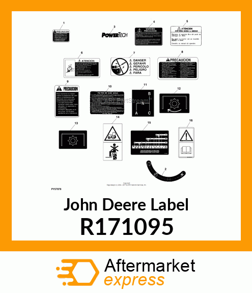 LABEL, PTO ON R171095