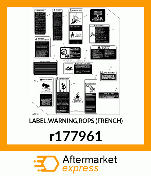 LABEL,WARNING,ROPS (FRENCH) r177961