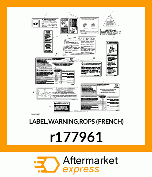 LABEL,WARNING,ROPS (FRENCH) r177961