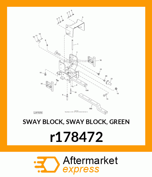 SWAY BLOCK, SWAY BLOCK, GREEN r178472