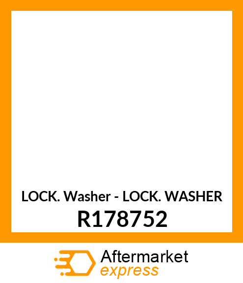 Lock Washer - LOCK WASHER R178752