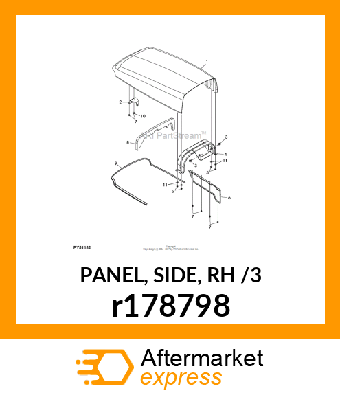 PANEL, SIDE, RH /3 r178798