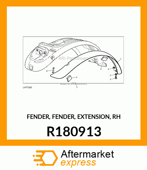 FENDER, FENDER, EXTENSION, RH R180913