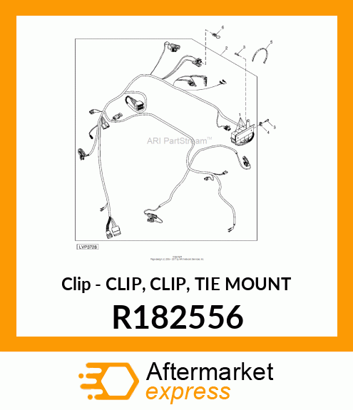 Clip Tie Mount R182556