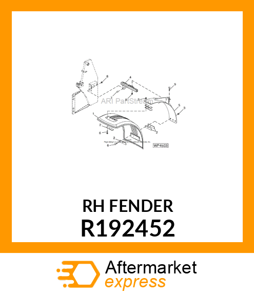 FENDER, FRONT, RH R192452