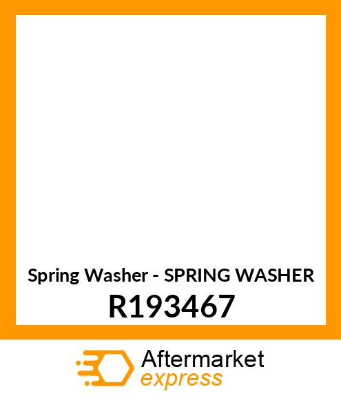 Spring Washer - SPRING WASHER R193467