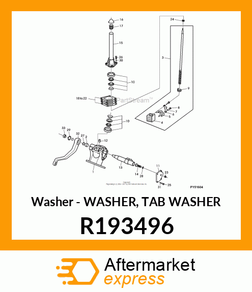 Washer - WASHER, TAB WASHER R193496