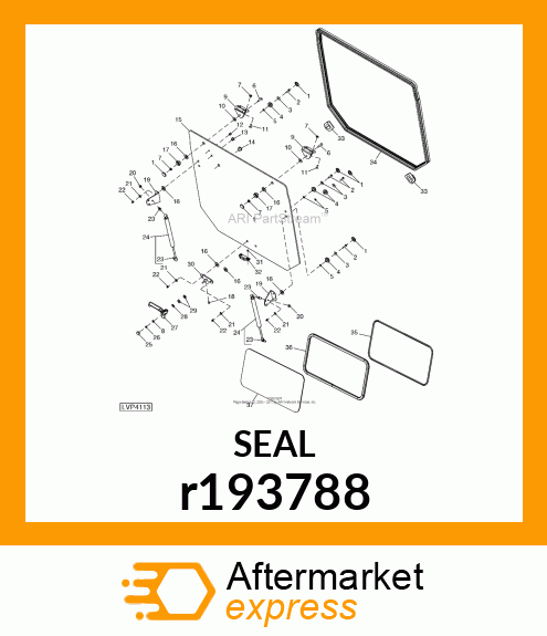 WEATHERSTRIP, SOLD BY METER r193788