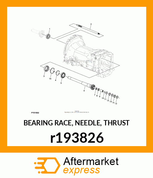 BEARING RACE, NEEDLE, THRUST r193826