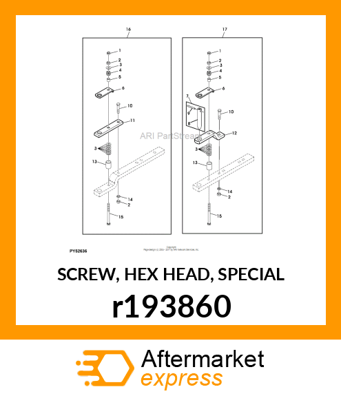 SCREW, HEX HEAD, SPECIAL r193860