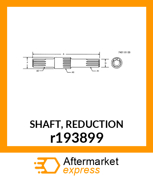 SHAFT, REDUCTION r193899