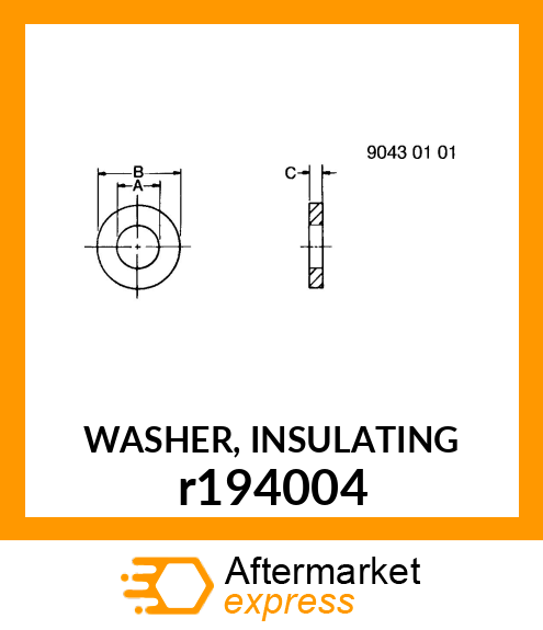 WASHER, INSULATING r194004