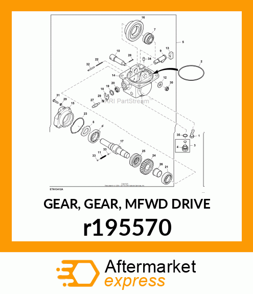 GEAR, GEAR, MFWD DRIVE r195570