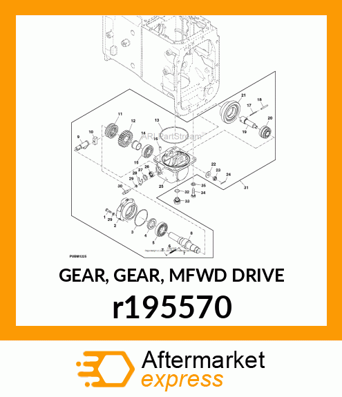 GEAR, GEAR, MFWD DRIVE r195570